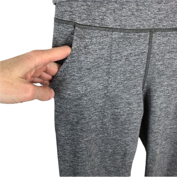 OFFLINE By Aerie Hugger High Waisted Foldover Flare Legging Heather Gray Medium - Picture 6 of 8